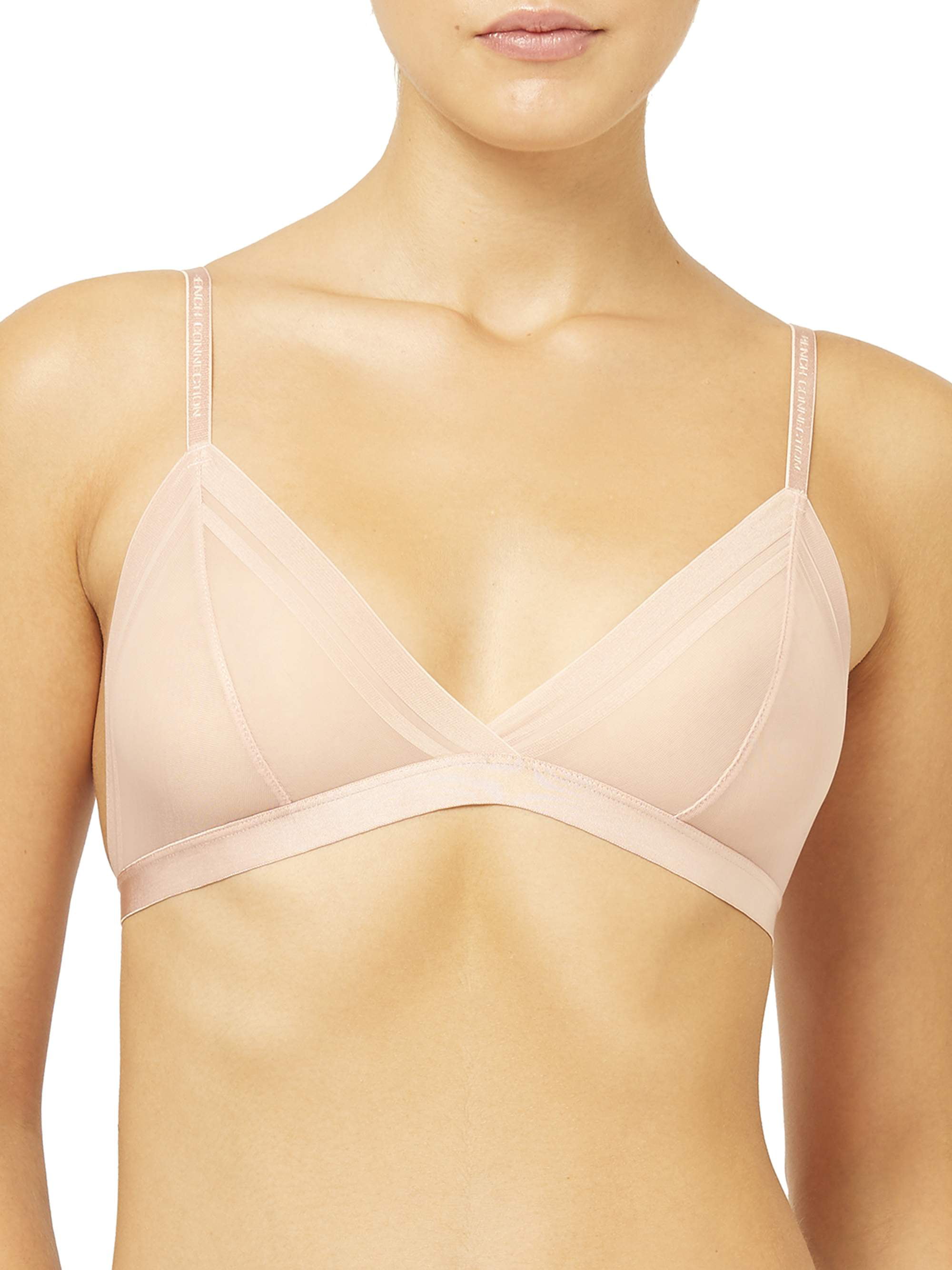 French Connection Unlined Soft Triangle Bra 
