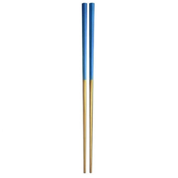UNLLLL 1 Pair Reusable Chopsticks Metal Korean Chinese Stainless Steel Chop Sticks, for Adult or Child