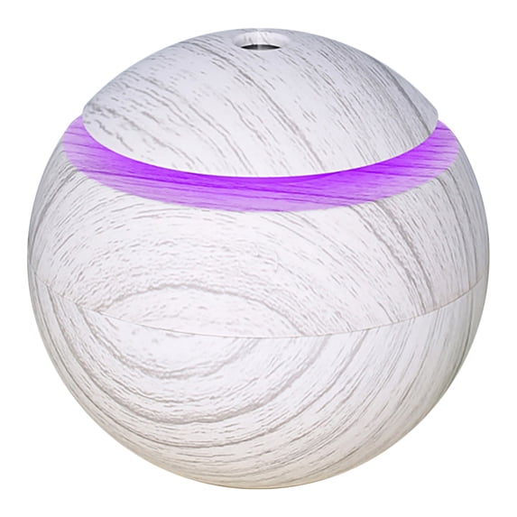 UNLLLL 120ML Led Night Humidifier Wood Grain Spray USB Vehicle Humidifier, for Home, Outdoor, Car