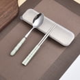 thumbnail image 1 of UNLLLL 2-in-1 Stainless Steel Spoon Chopsticks Set Travel Set With Plastic Case, for Adult or Child, 1 of 4