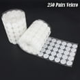 thumbnail image 1 of UNLLLL 20mm Hook And Loop 250 Pairs Diameter Hook And Loop Self Adhesive Round, Available at Home and Office, 1 of 4