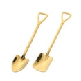 thumbnail image 1 of UNLLLL 2PCS Stainless Steel Long Handle Spoon Retro Shovel Spoon Dessert Coffee Spoon, for Food, Desserts, Soup, 1 of 4