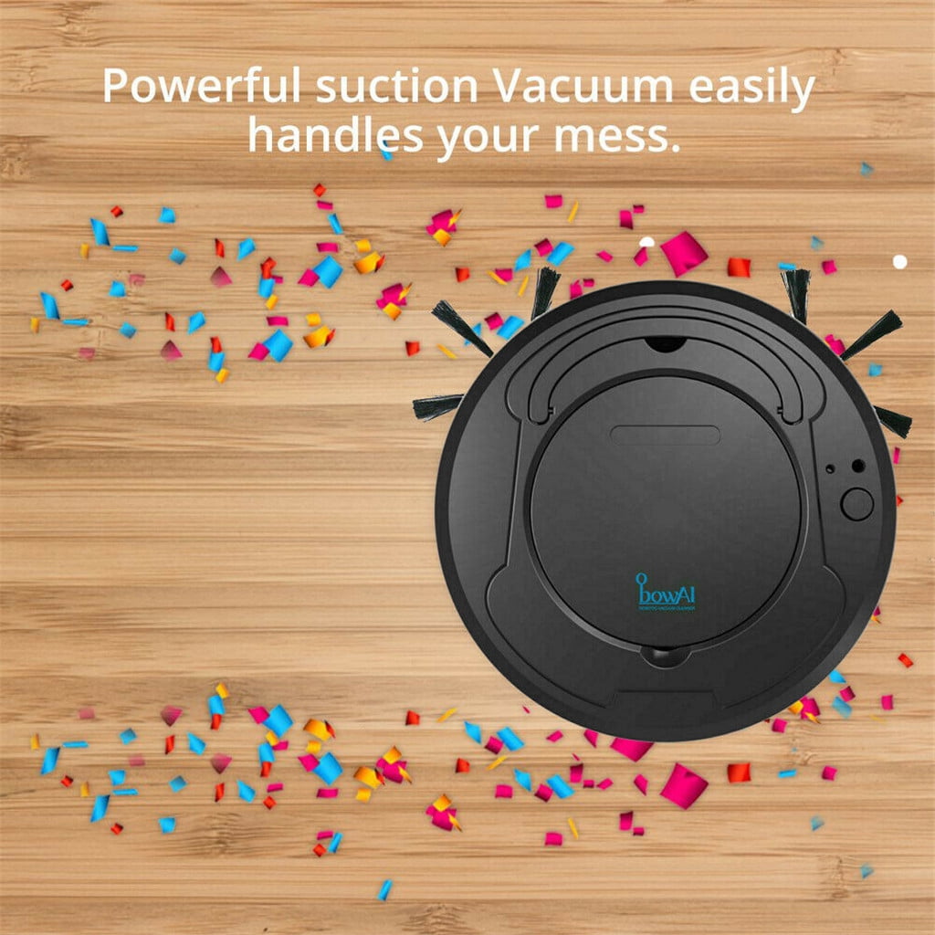 UNLLLL 3 IN 1 Smart Floor Robot Vacuum Cleaner Mop Automatic Distance Sensor, for Room, Bedroom, Desktop