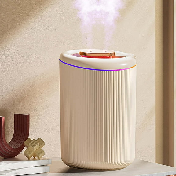 UNLLLL 4.5L Large Capacity Spray Humidifier USB Colorful Light High Mist Volume Silent Home Use, for Home, Outdoor, Car