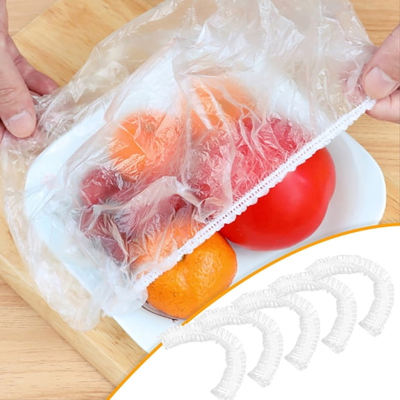 UNLLLL 400 One-Time Fresh-Keeping Covers With Elastic Mouth, for Indoor or Outdoor