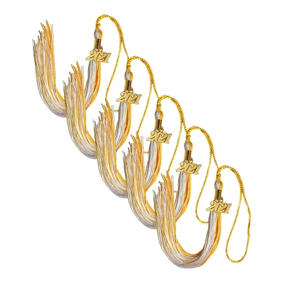 UNLLLL Academic Grade Graduation Tassels With 2021 Gold Pendants Graduation Grade Tassels, for Students and Office Workers