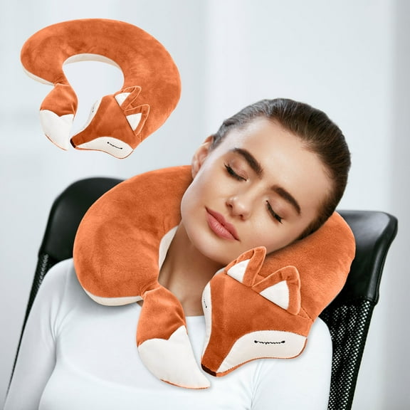 UNLLLL Animals Shape Cute U-shaped Pillows The Cervical Spine Pillows, for Livingroom and Bedroom
