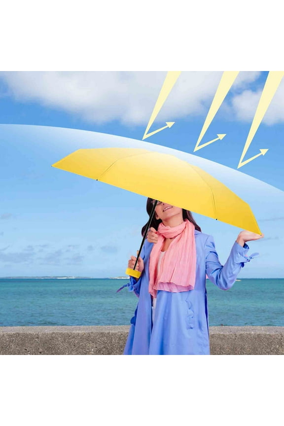 Capsule Umbrella Umbrella Sun Protection Umbrella Portable Protection Mini Umbrella Women's Sun Umbrella, for Rain Day and Shine