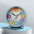 thumbnail image 1 of UNLLLL Children's Alarm Clock, Analogue Alarm Clock, No Ticking, Learning Alarm Clock, Children's Quartz Alarm Clock, for school, home, 1 of 1