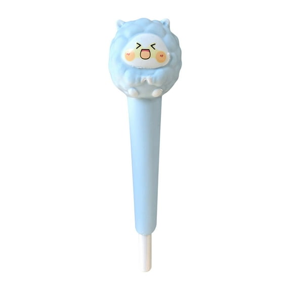 UNLLLL Cute Sheep Decompression Pen Student Stationery Vent Decompression Pinch Gel Pen 5ml, for Students and Office Workers