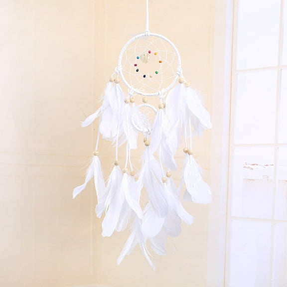 UNLLLL DIY Girl Heart Ornament Decoration Dream Catcher Pendant Hand Made Creative Gift, Available at Home and Office