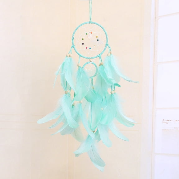 UNLLLL DIY Girl Heart Ornament Decoration Dream Catcher Pendant Hand Made Creative Gift, Available at Home and Office
