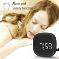 thumbnail image 1 of UNLLLL Digital Alarm Clock LED Display Pocket Voice-activated Clock Desk Clock, for school, home, 1 of 4