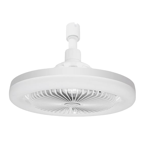 UNLLLL E27 Ceiling Fan With Lights Enclosed Low Fan Light Ceiling Light With Fan Hidden Electric Fan Delier Gimbal Lamp Three Color Dimming, for Bedroom, Outdoor, Gift Giving