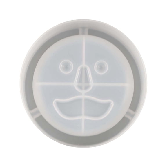 UNLLLL Facial Expression Ashtray Drip Mould Candle Mould, for Cake, Chocolate, Biscuit