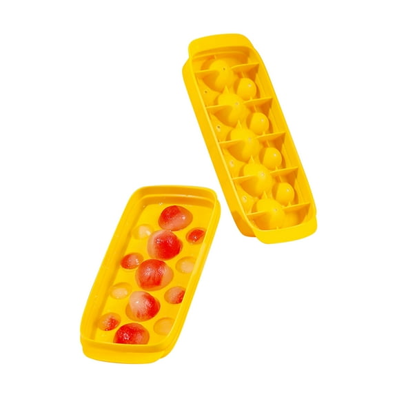 UNLLLL Flip-top Water-filled Ice-making Ice Storage Box Multi-functional Storage Ice Tray, for Making Ice or Ice Cream