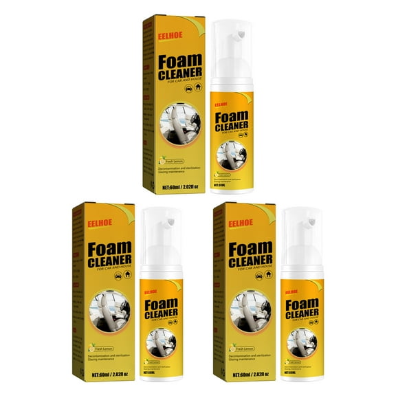 UNLLLL Foam Cleaner Multi-function Full Effect Foam Cleaner Spray Cleaner Foam 60ml, Suitable for Daily Use at Home