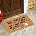 thumbnail image 1 of UNLLLL Funny Chicken Pattern Welcome Doormats Indoor And Outdoor Home Decoration Mat Housewarming Gift Mats, for Adults, Children and Pets, 1 of 4