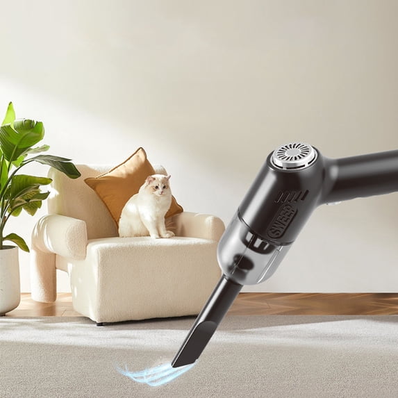 UNLLLL Handheld Vacuum Hand Vacuum Car Vacuum Cleaner With 3000PA Powerful Suction Wet Dry Use Portable And Rechargeable, for Room, Bedroom, Desktop