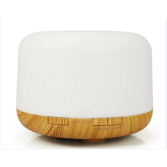 UNLLLL Home Bread Shape Colorful Aroma Diffuser Office Warm Light Humidifier 500ml, for Home, Outdoor, Car