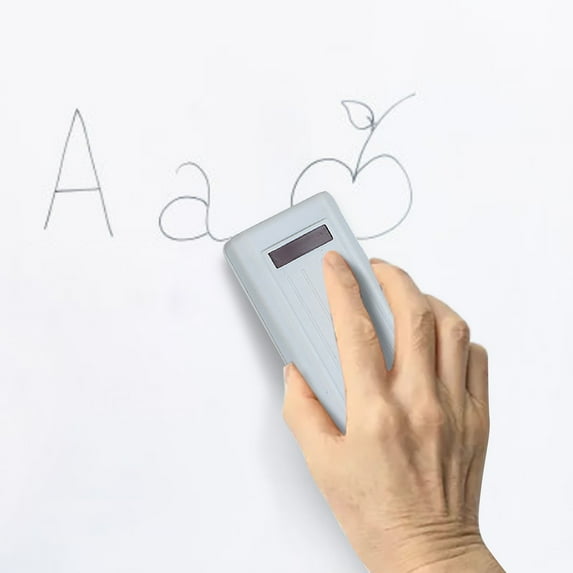 UNLLLL Magnetic Whiteboard Dry Eraser, Flannel Whiteboard Eraser, Special Eraser for Whiteboard and Writing Board, Gray