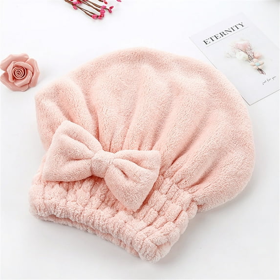 UNLLLL Microfiber Hair Quickly Dry Hair Hat Wrapped Towel Bathing Cap, for Adult or Child
