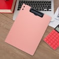 thumbnail image 1 of UNLLLL Multi-Functional A4 Student Folder, Foldable Clipboard with Cover, with Exam Mat, Test Paper Organizer, Office Document Folder, for School Office, Pink, 1 of 8