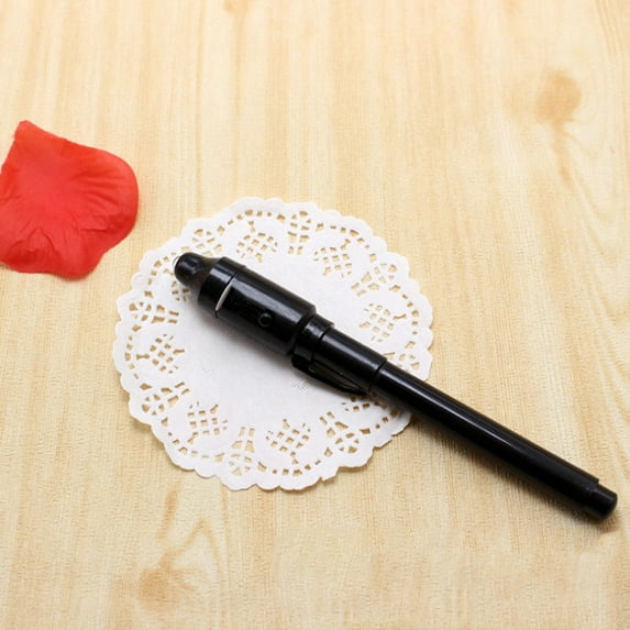 UNLLLL Multifunction Luminous Light Invisible Ink Pen Big Money Detector LED Light Pen Toy Pen 1ml, for Students and Office Workers