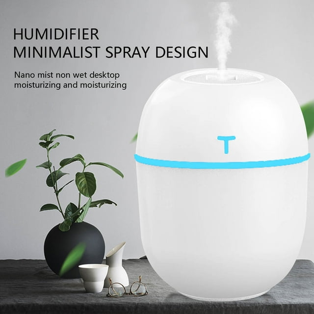 UNLLLL New Silent And Large Capacity Car Portable Desktop Humidifier, for Home, Outdoor, Car