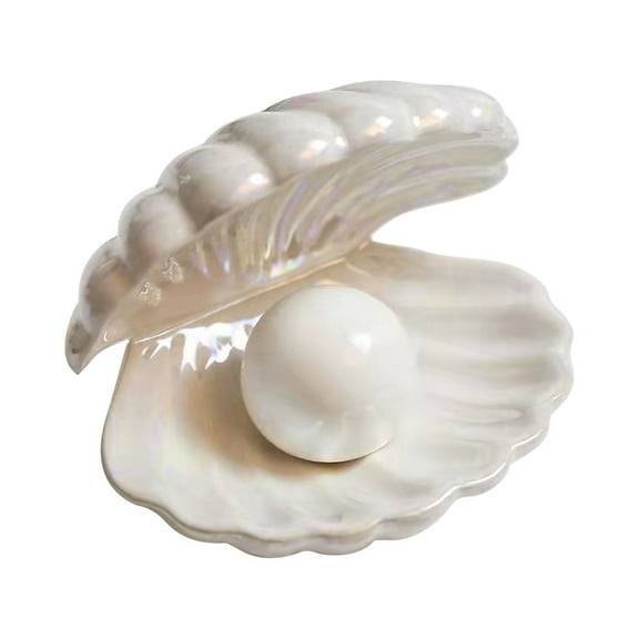 UNLLLL Nightlight Bedroom Bedside Lamp Dream Pearl Ceramic Lamp Tabletop Decoration, for Bedroom, Outdoor, Gift Giving