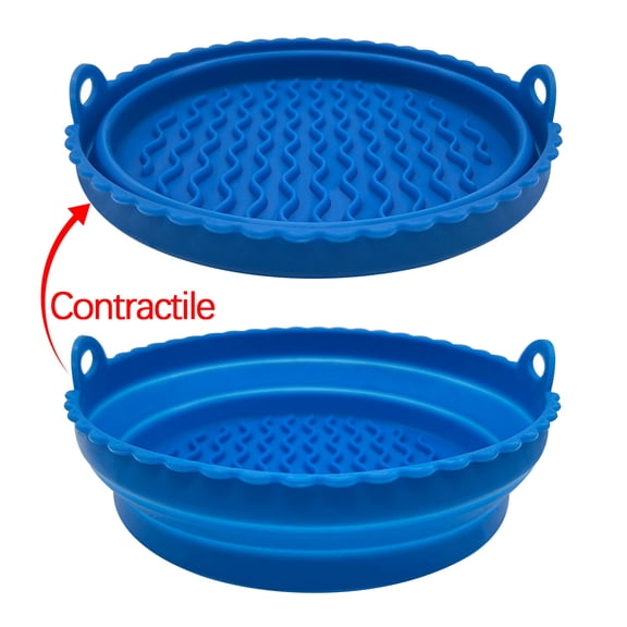 UNLLLL Reusable Fryer BAKING Pad Foldable Fryer Tray Pad, for Barbecue, Air Fryer and Cake Making