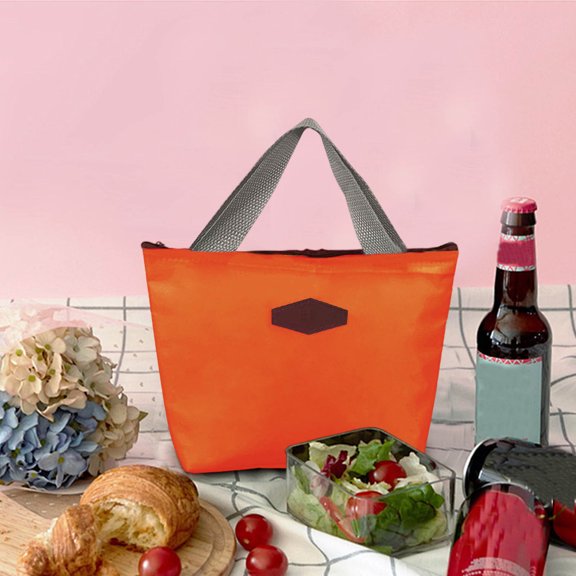 UNLLLL Reusable Insulated Picnic Bags with Zipper, Lunch Bag Shopping Bag Grocery Bag, Foldable Leak Proof, for Travel, or Lunch, Camping, Beach Food Frozen