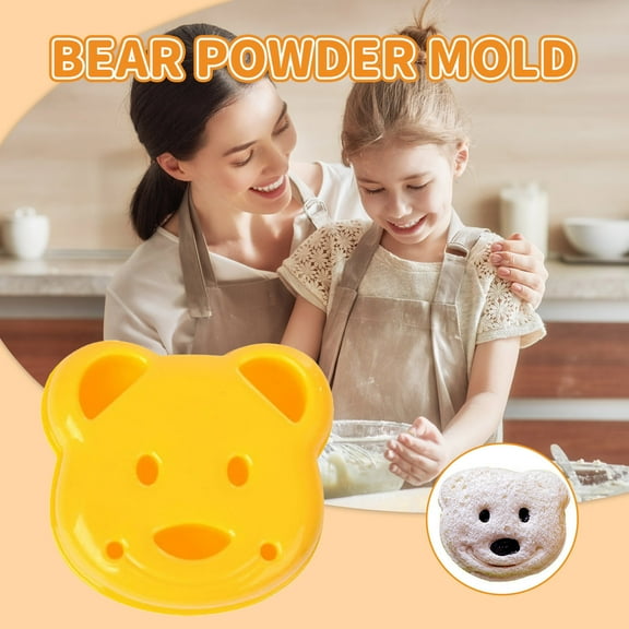 UNLLLL Rice Ball Mould Bear Meal Mould Bread Sandwich Maker DIY, for Cake, Chocolate, Biscuit