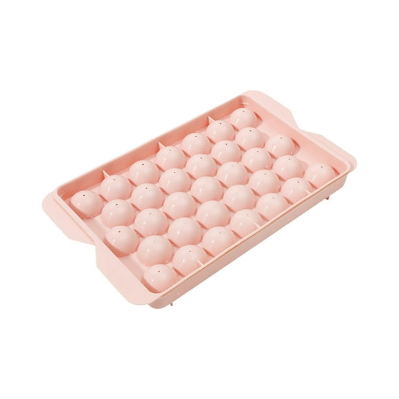 UNLLLL Round Ice Box Ice Plastic With Cover Ice Ball Ice Maker Homemade Ice Box Refrigerator Ice Box, for Making Ice or Ice Cream