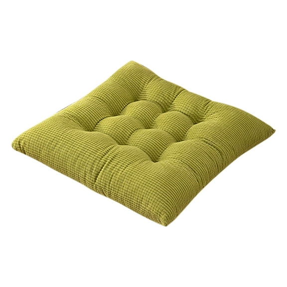 UNLLLL Solid Color Thickened Corduroy Cushion Corn Kernel Cushion Dining Chair Cushion Student Office Tatami Cushion, for Dining Table and Car Seats
