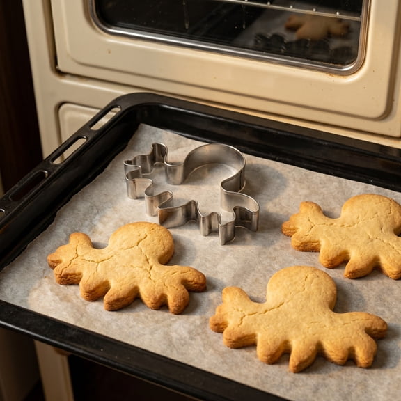 UNLLLL Stainless Steel Sea Creature Cookie Cutter Set, Lobster and Animal Shaped Baking Molds, Food Grade Metal Cutters, for Dough Bread Cheese Fruit (Lobster)
