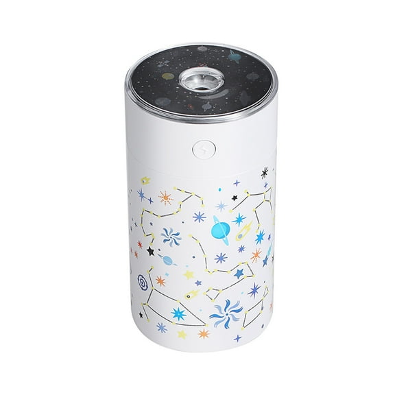UNLLLL Star Projection Humidifier Portable Household Room Night Light Atomizer, for Home, Outdoor, Car