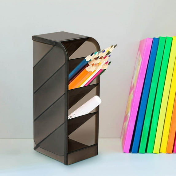 UNLLLL Stationery Box Portable Large Capacity Pencil Case Student Multi Functional Plastic Pencil Case Desktop Storage Pencil Case, for Students and Office Workers