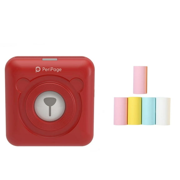 UNLLLL Thermal Portable Wirelessly 58mm Mini Wireless POS Image Photo For Phone, for Students and Office Workers