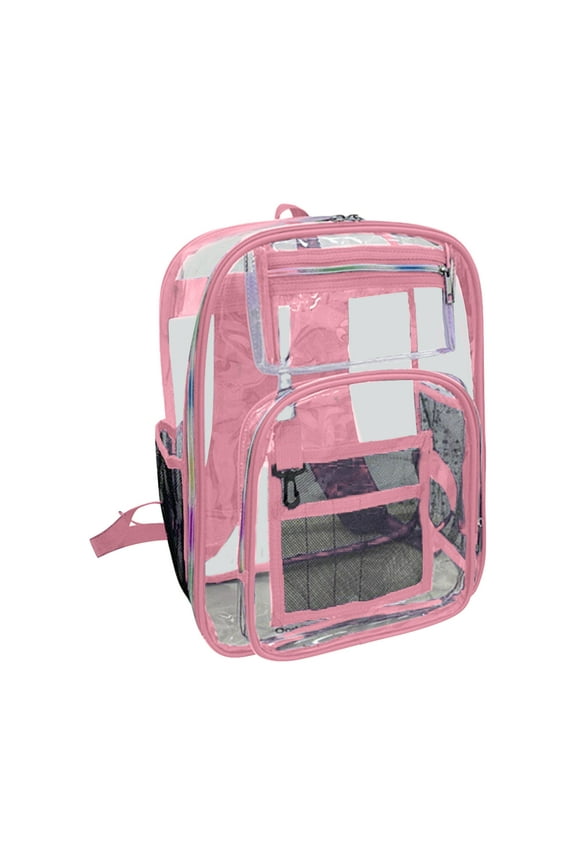 Transparent Backpack, Transparent Mini Backpack Beach Bag Backpack Transparent Jelly Bag, for Students and Office Workers