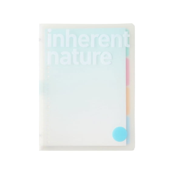 UNLLLL Transparent Matte Coil Book Wholesale Detachable Loose Leaf Book Student A5 Homework Loose Leaf Book, for Students and Office Workers