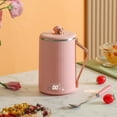 thumbnail image 1 of UNLLLL Travel Electric Kettle 450ML Stew Cup, 7 Minutes Boil Small Slow Cooker Stainless Steel Portable Saucepan With Temperature Control, Timer For Home/Office, for Adults or Kids, 1 of 1