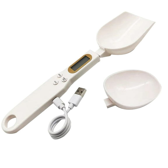 UNLLLL USB Charging Home Kitchen Baking Gram Weight Spoon Electronic Scale, for Weigh Food, Weight, Jewelry
