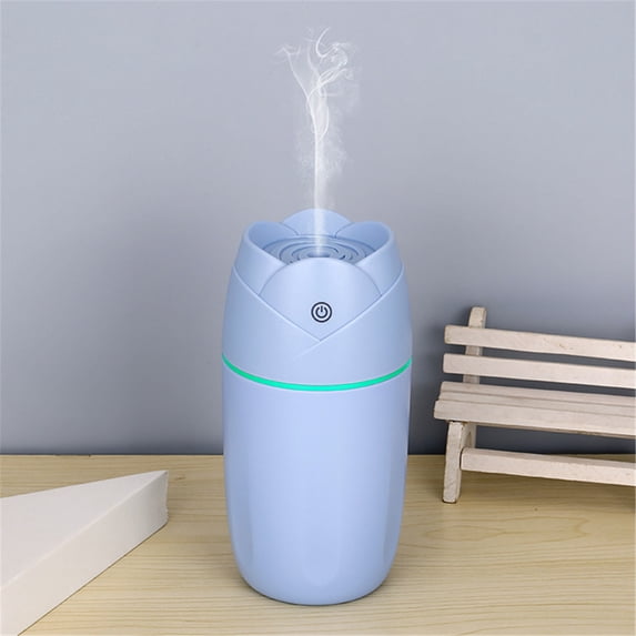 UNLLLL USB Humidifier Home Bedroom Office Car Desktop Humidifier Colorful Led Lights, for Home, Outdoor, Car