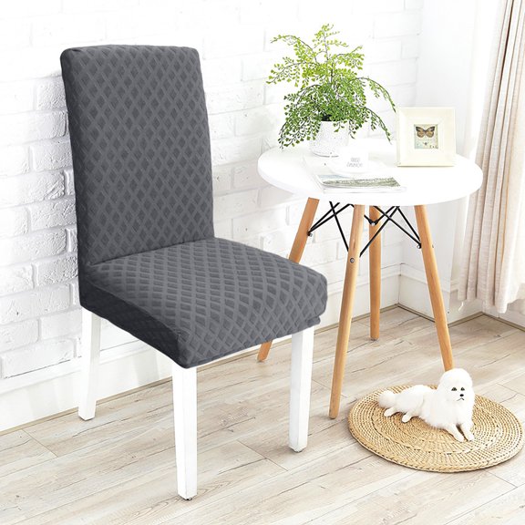 UNLLLL Universal Stretch Polyester Restaurant Wedding Banquet Chair Cover Non-Slip, for Dining Chair or Sofa
