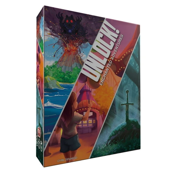 UNLOCK! Enchanted Adventures Family Cooperative Card Game for Ages 10+, from Asmodee