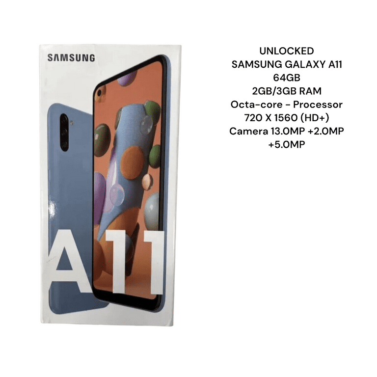 UNLOCKED Galaxy A11 64gb Android Phone