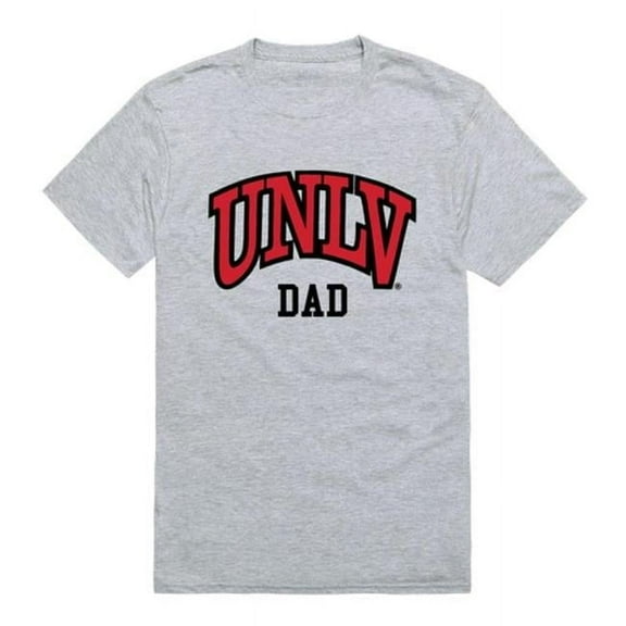 UNLV College Dad T-Shirt, Heather Grey - 2XL