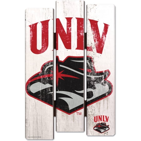 UNLV Rebels WinCraft Fence Wood Sign