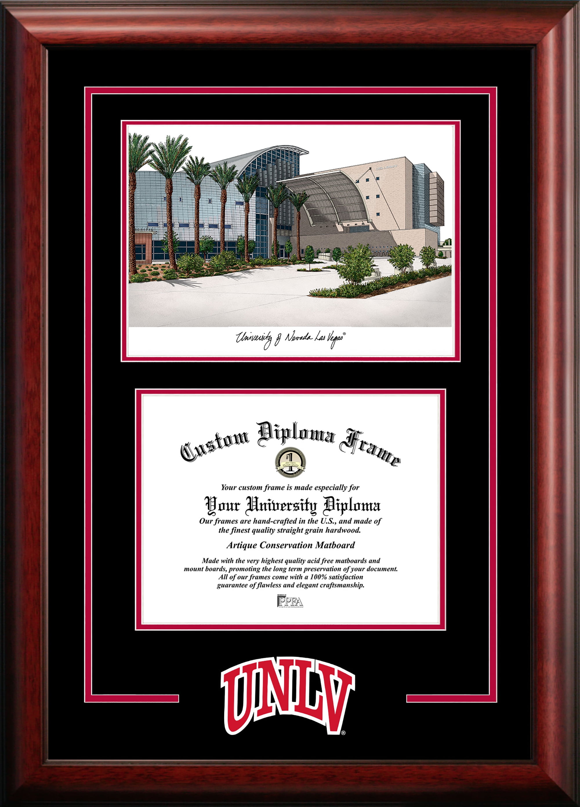 UNLV Running Rebels 8.5" x 11" Spirit Graduate Frame Diploma Frame